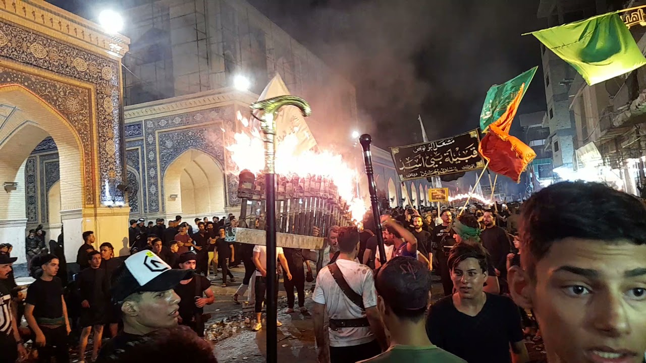 مشاعل النجف الاشرف اقوه مشاعل بلنجف الاشرف مشعل موكب السجاد ع