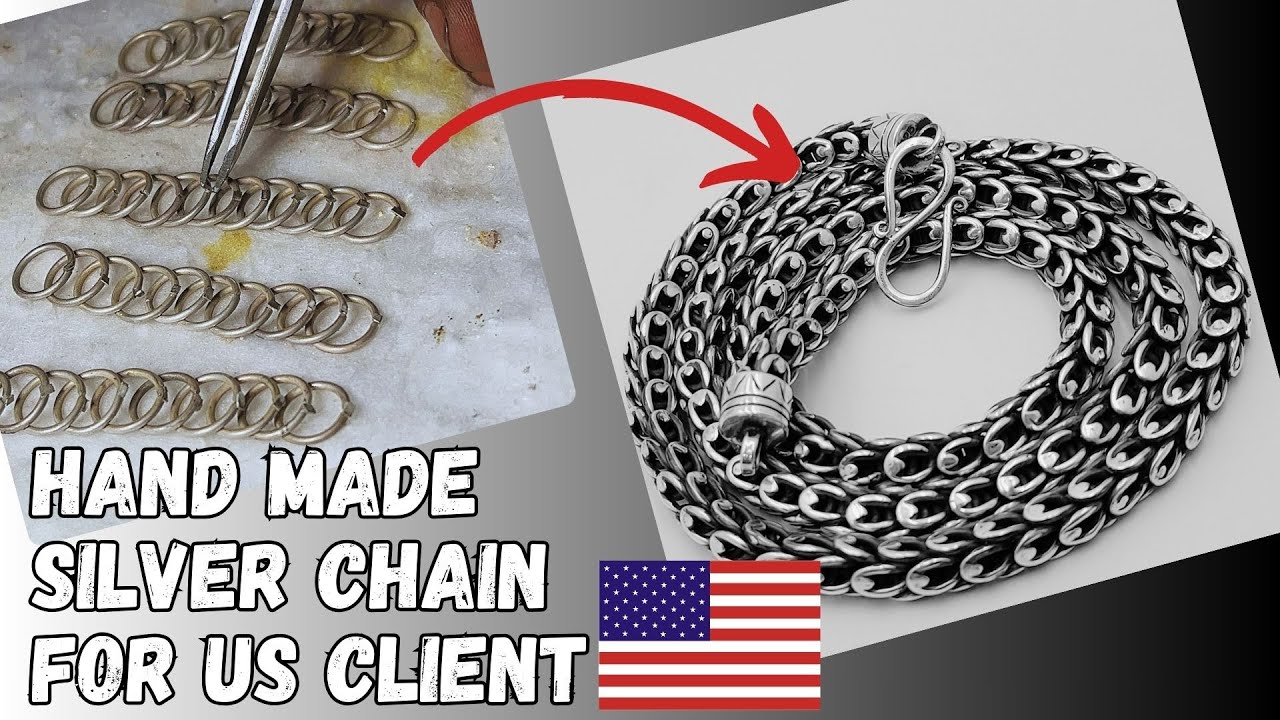 Extreme Jewelry Making: 100 Gram Handmade Silver Chain