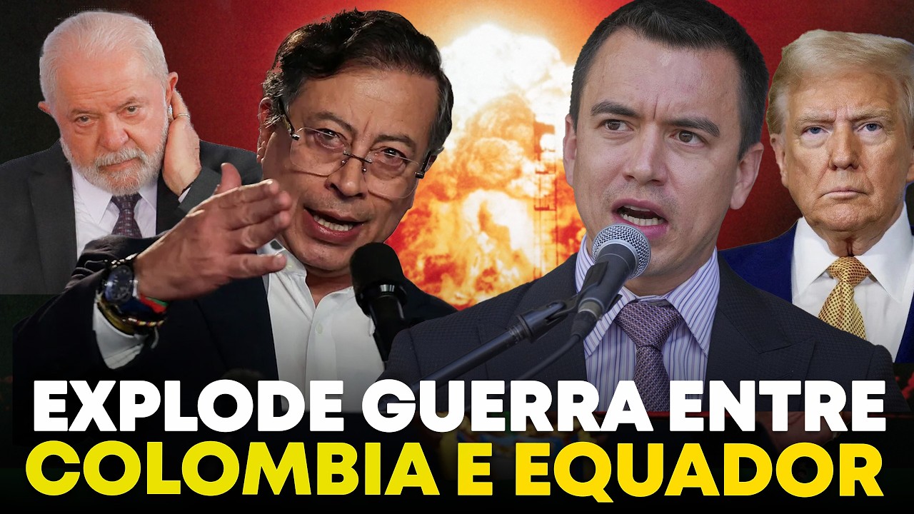 EXPLODE GUERRA AO LADO DO BRASIL: EQUADOR BOMBARDEIA COLÔMBIA ATACANDO T3RRORISTAS