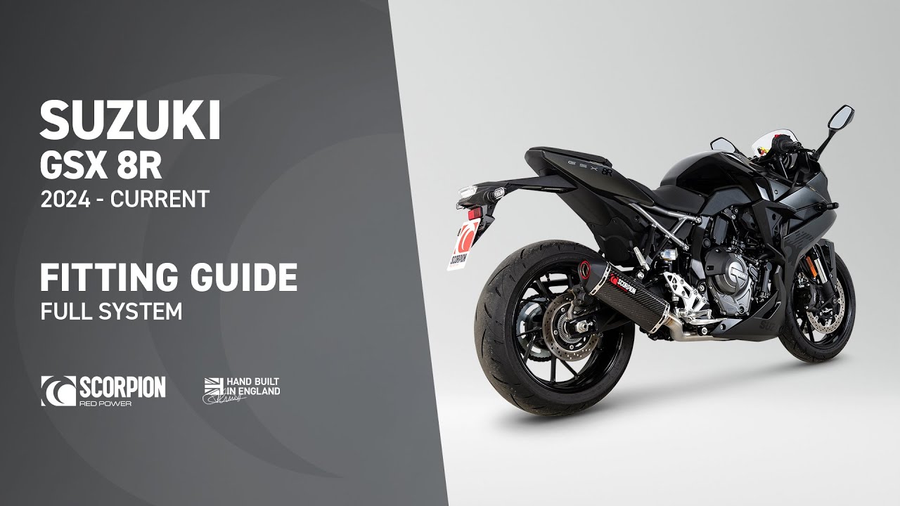 Suzuki GSX 8R Scorpion Exhaust Fitting Video