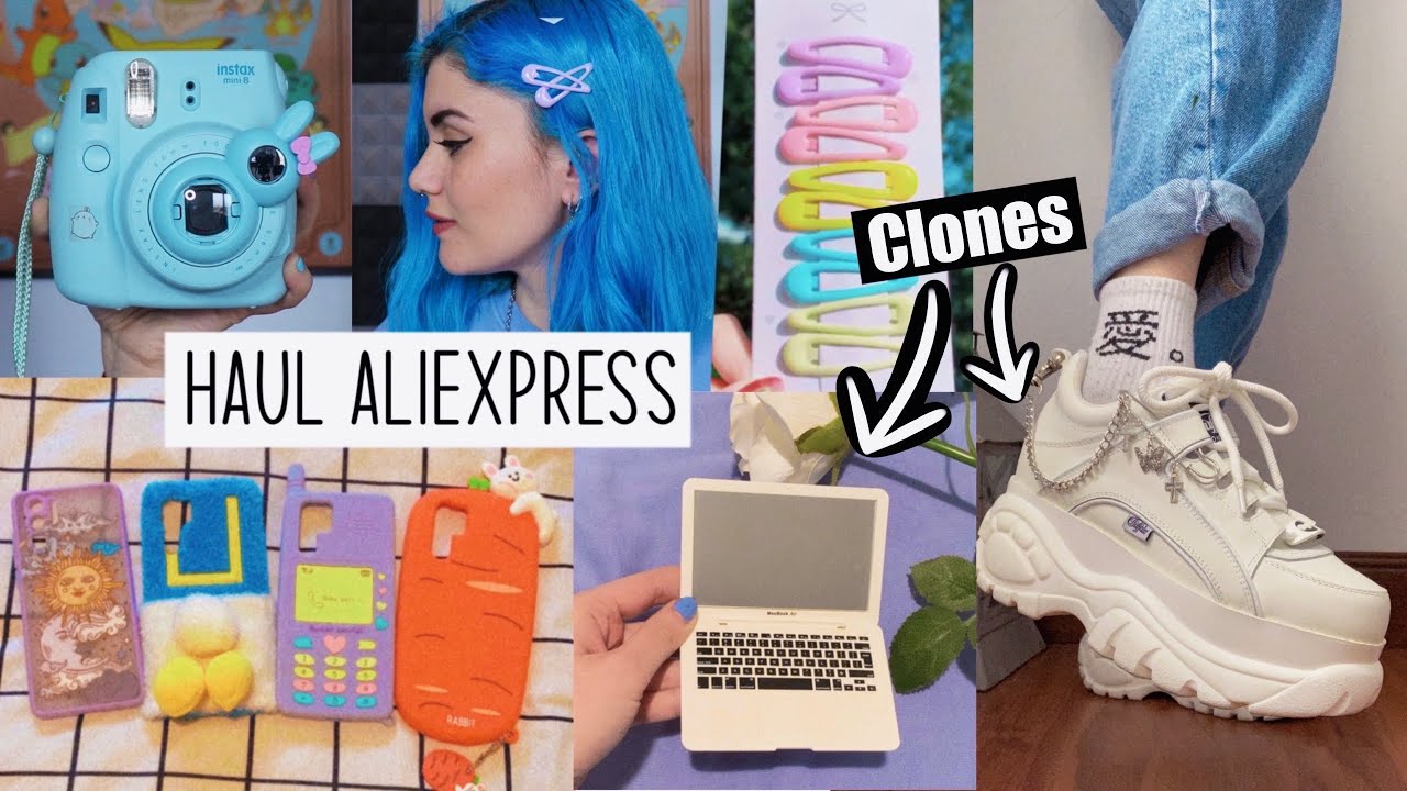 ⚡️ SUPER HAUL de ALIEXPRESS ⚡️ clones, fundas y muchas cositas cutes