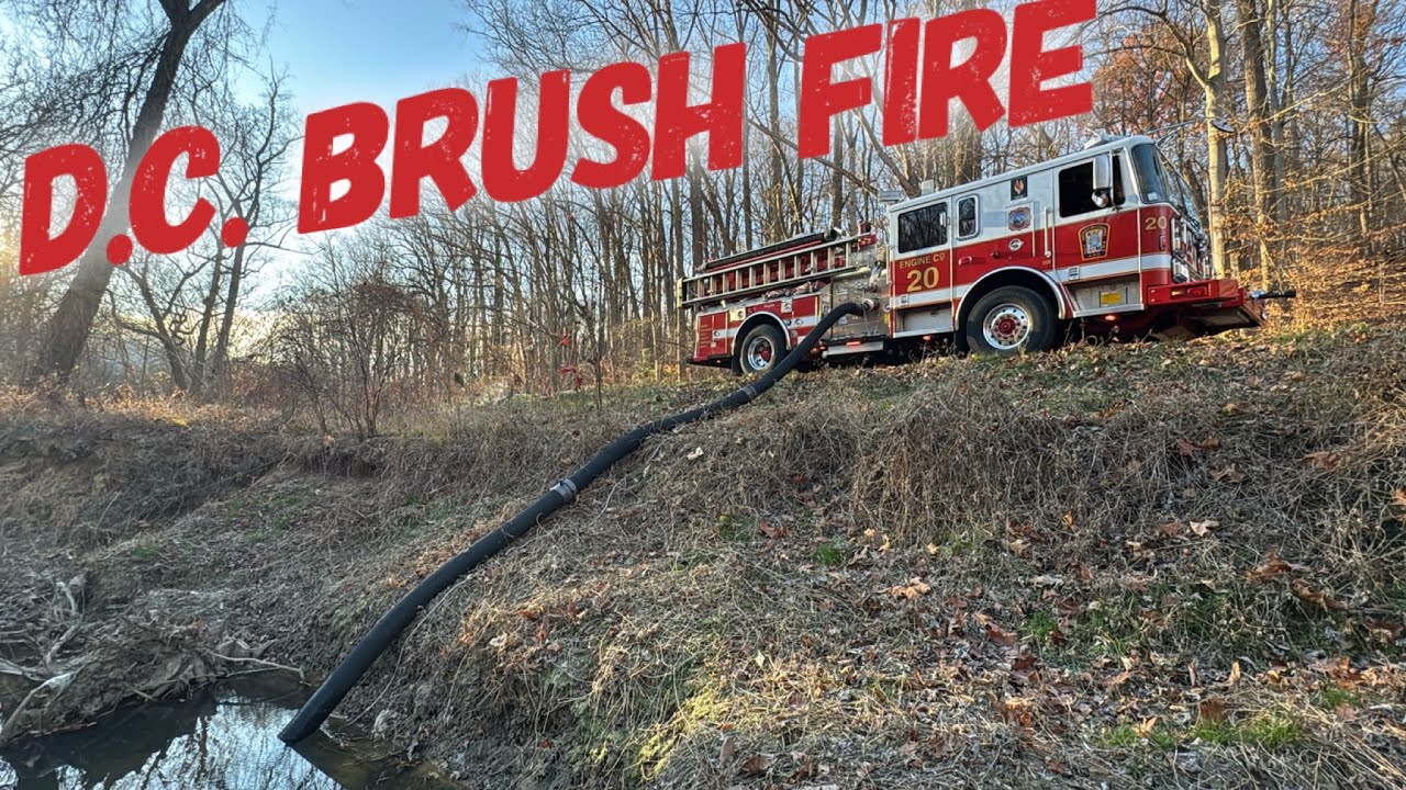 Brush Fire breaks out in Washington, DC