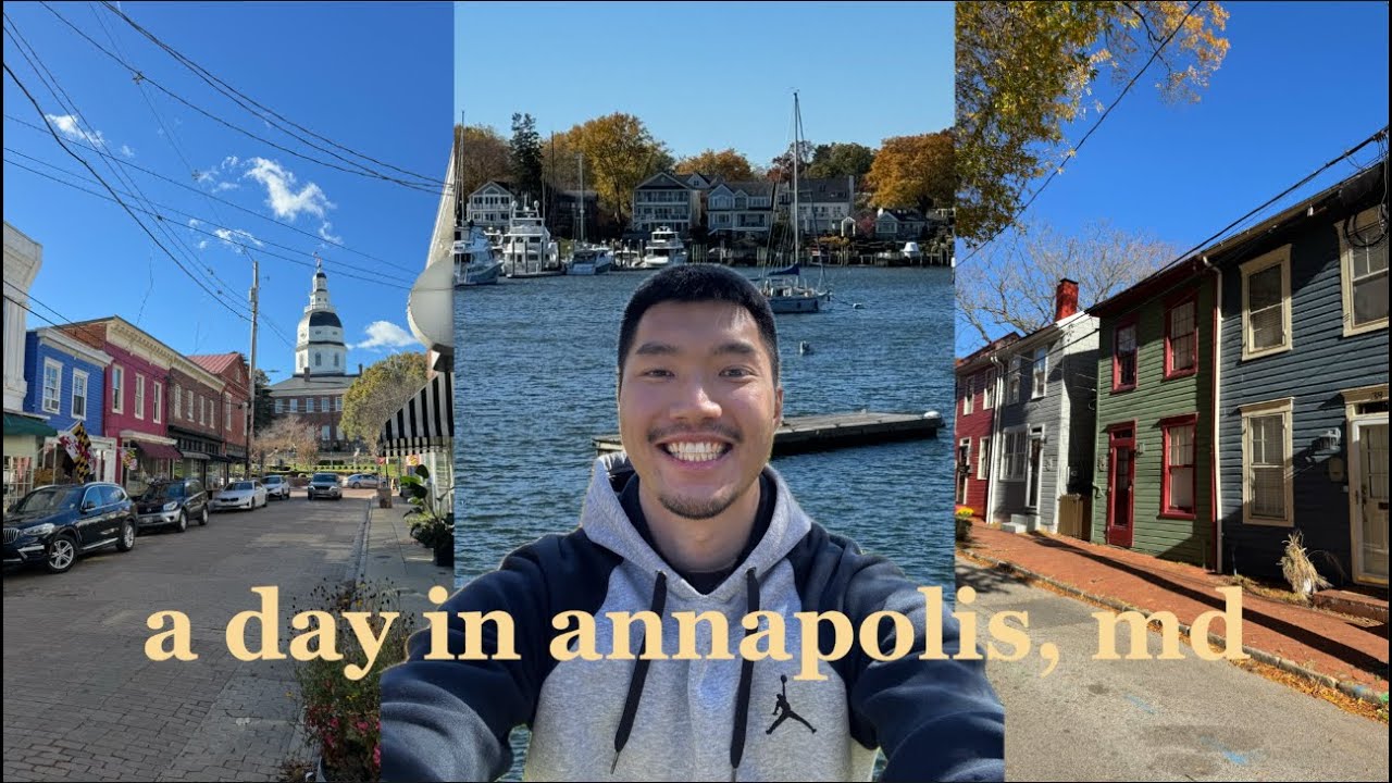explore annapolis with me - costal vibes, antique shops, beautiful scenery
