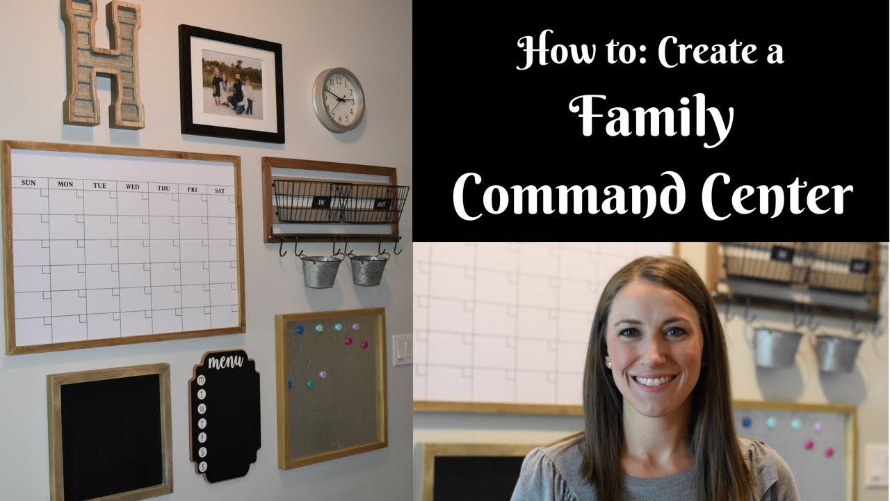 How to: Create a FAMILY COMMAND CENTER