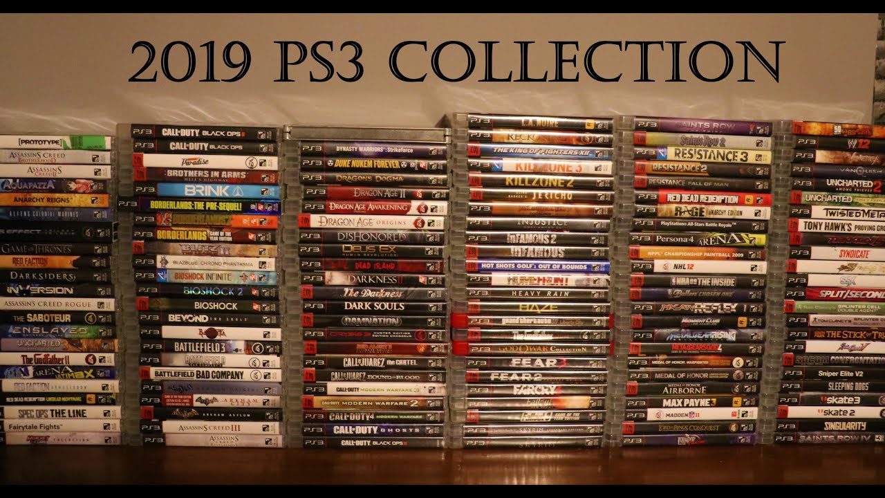 PS3 Game Collection 2019 (141 Games)