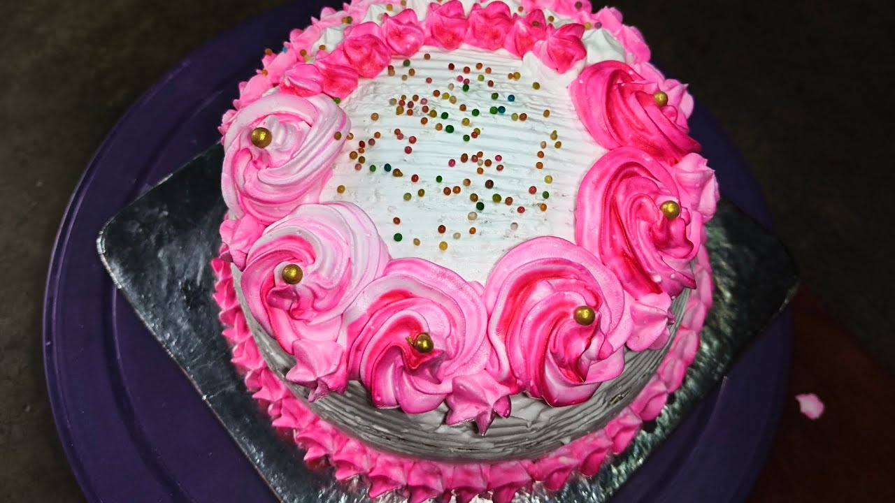 "নজেল দিয়ে সুন্দর কেক ডিজাইন -খুব সহজ!"।।ALO MELO।।