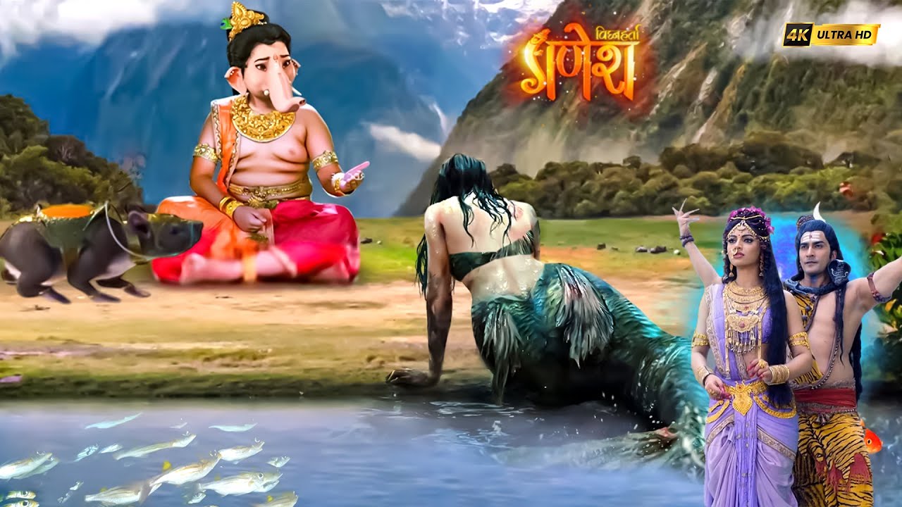 এক জলকন্যা গণেশের কাছে তার জীবন ভিক্ষা করতে এসেছিল | Vighnaharta Ganesh | বাধা বিধ্বংসী গণেশ #shiv