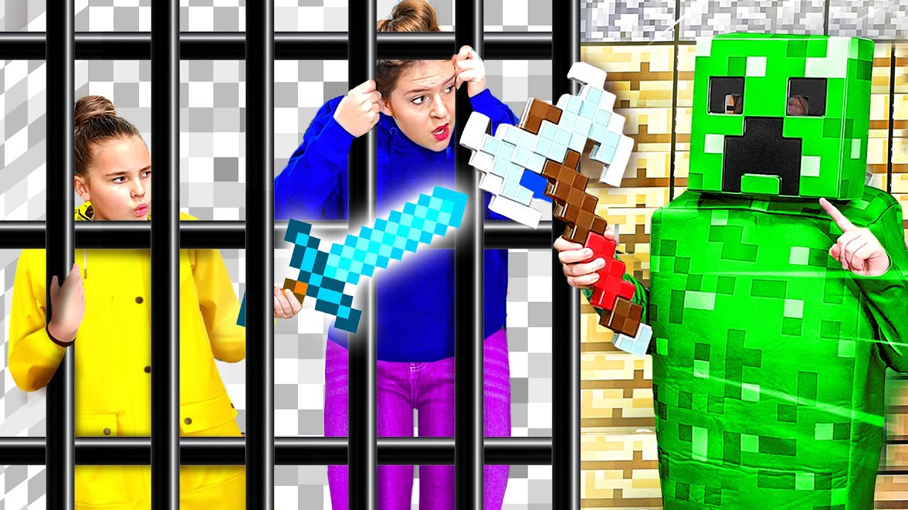 24 Stunden im Minecraft Gefängnis... - Challenge!