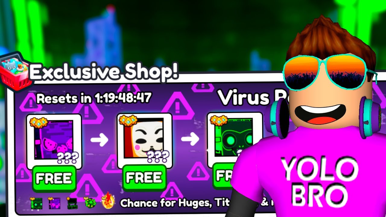 🐶🐱 100% СПОСОБ ПОЛУЧИТЬ ВСЕХ ХУГОВ ИЗ VIRUS PACK в Pet Simulator 99 | Roblox