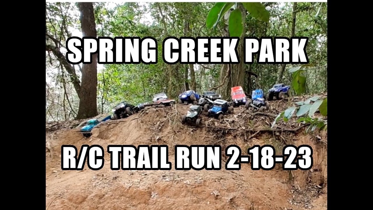 New location, sweet lines!  Spring Creek Park R/C Trail Run!