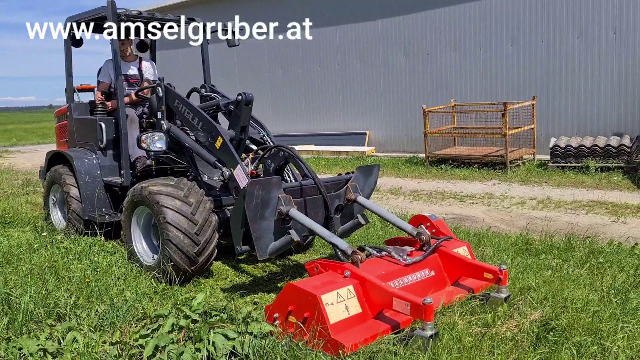 Pitbull Hoflader X27-45 mit Zilli Dominator Mulcher + HIGHLIGHT mit stufenloser Handinchung