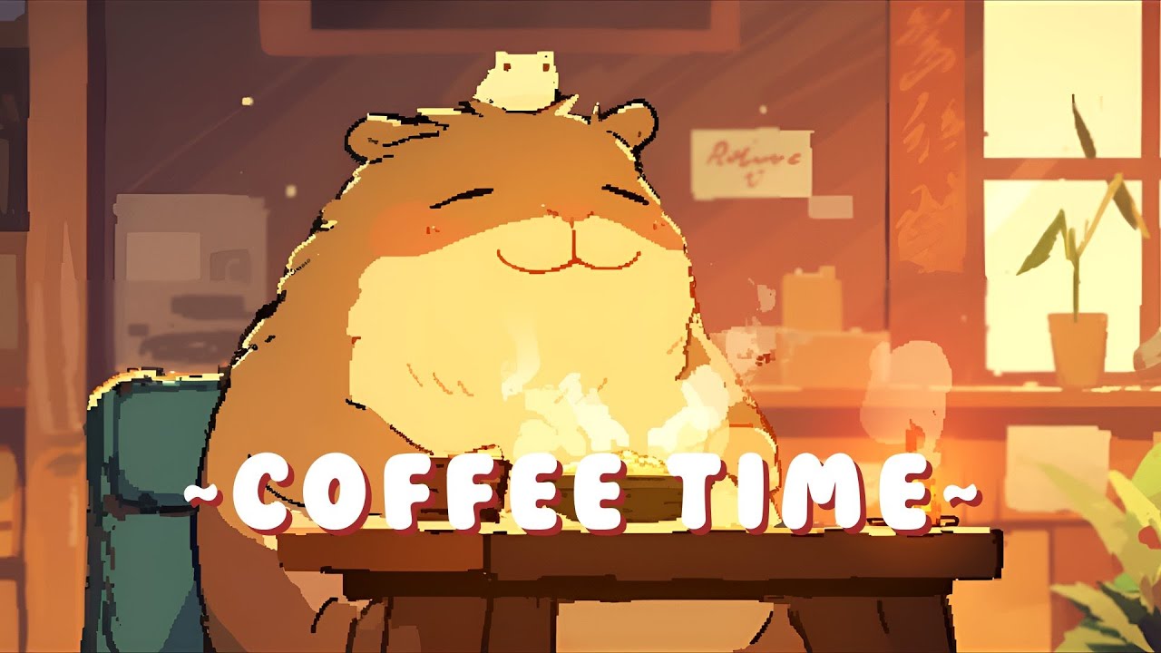 [Long Session] Capybara Lofi Radio - Calming Beats & Melodies ~ Relaxing Vibes ~ 🦫 🎵 🌙 | Study Aid