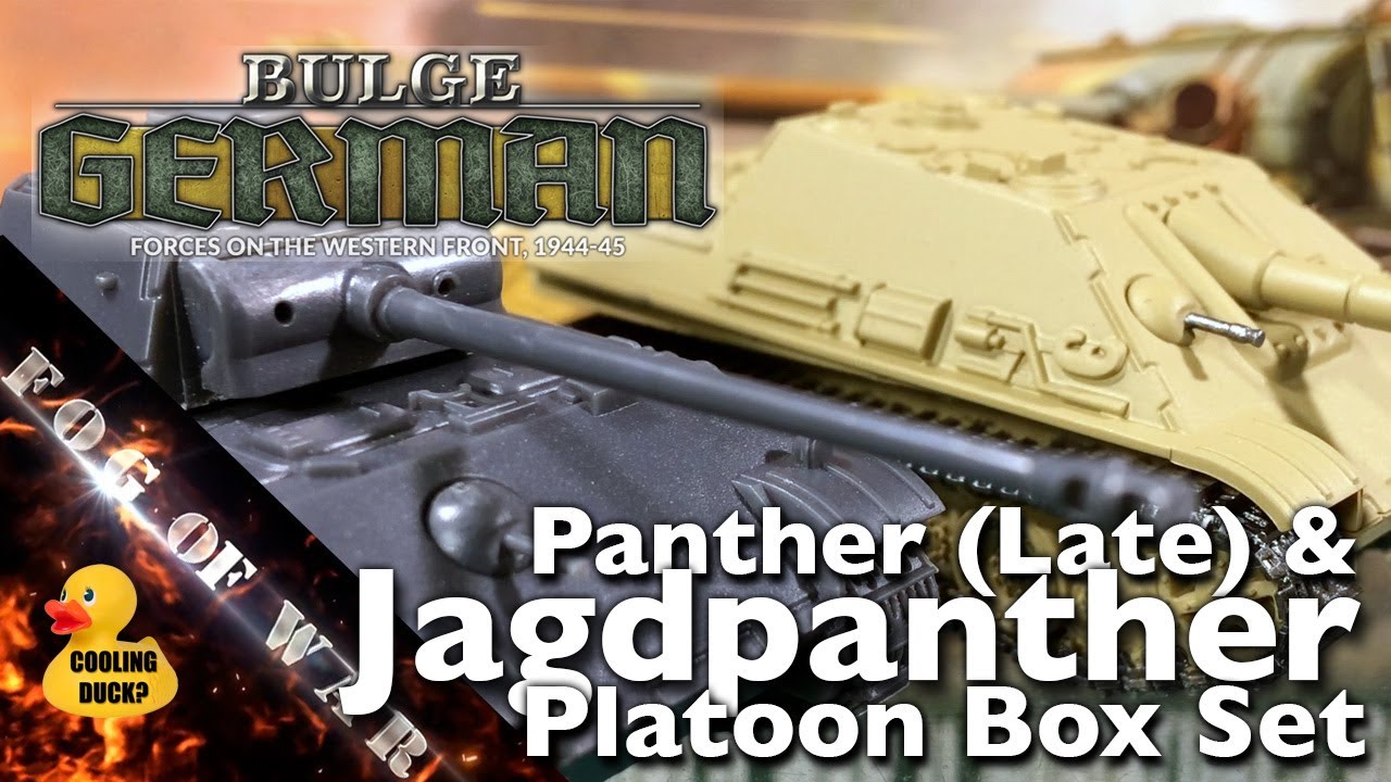 Review | BF Panther (Late) & Jagdpanther 1/100 (15mm) | Bulge German - Flames of War