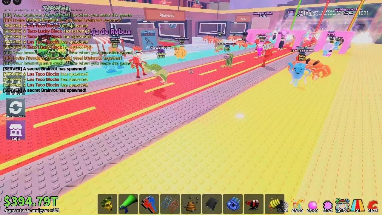 Esse evento  foi muito bom pra mim (roube um brainrot)