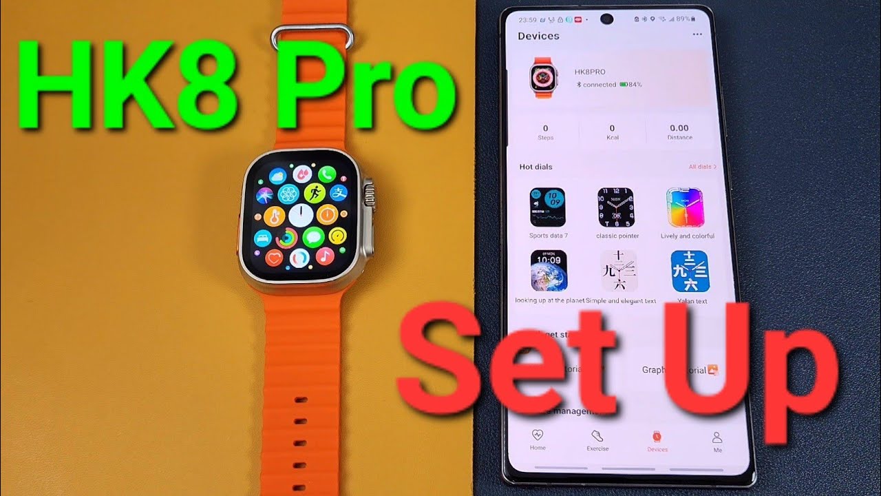 Как подключить HK8 Pro к телефону? Подробное руководство по настройке &mdash; те же шаги, что и для HW8...