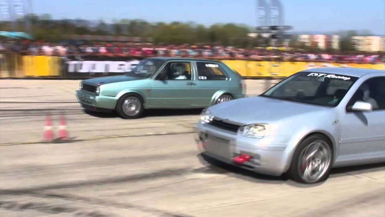 Fastest Street Legal Car @ 1/4 mile = 9.6 sec [VW Golf Mk2 VR6 by DRAGPOWER]