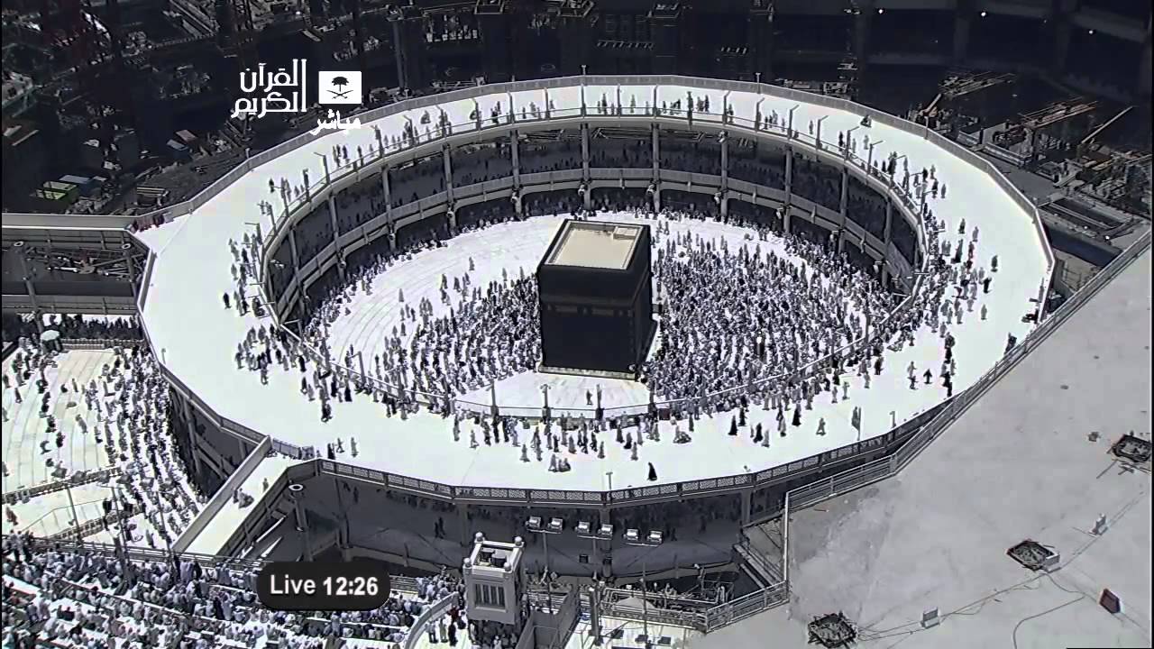 دعاء وتعليق بصوت مؤذن الحرم المكي محمد مغربي قبل صلاة الجمعه 16-5-2014