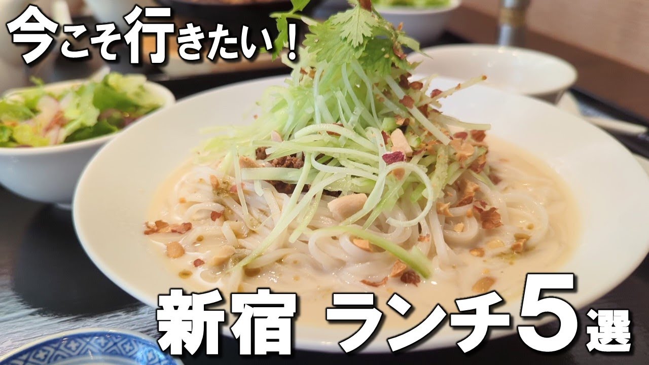 【新宿ランチ5選】100年以上の歴史を持つ水炊きや、日本で一握りの高級営養薬膳師が作る絶品中華！