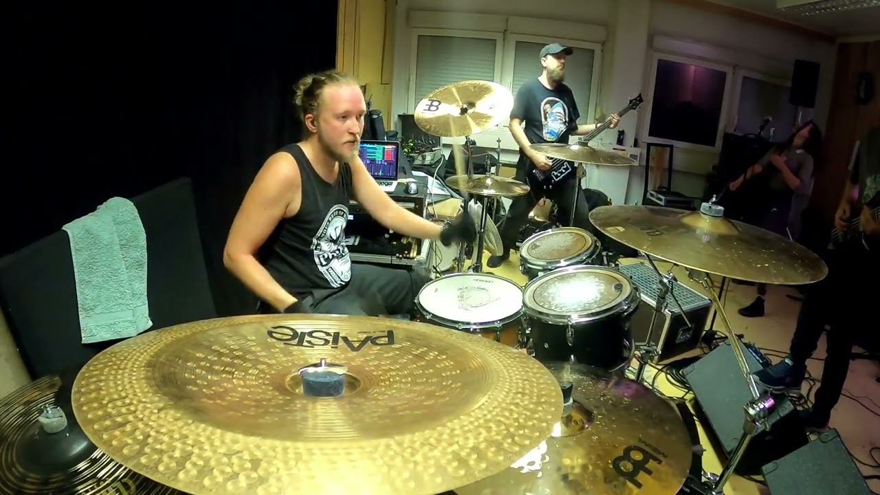 Trashcanned rehearsal pt1 - Drum cam