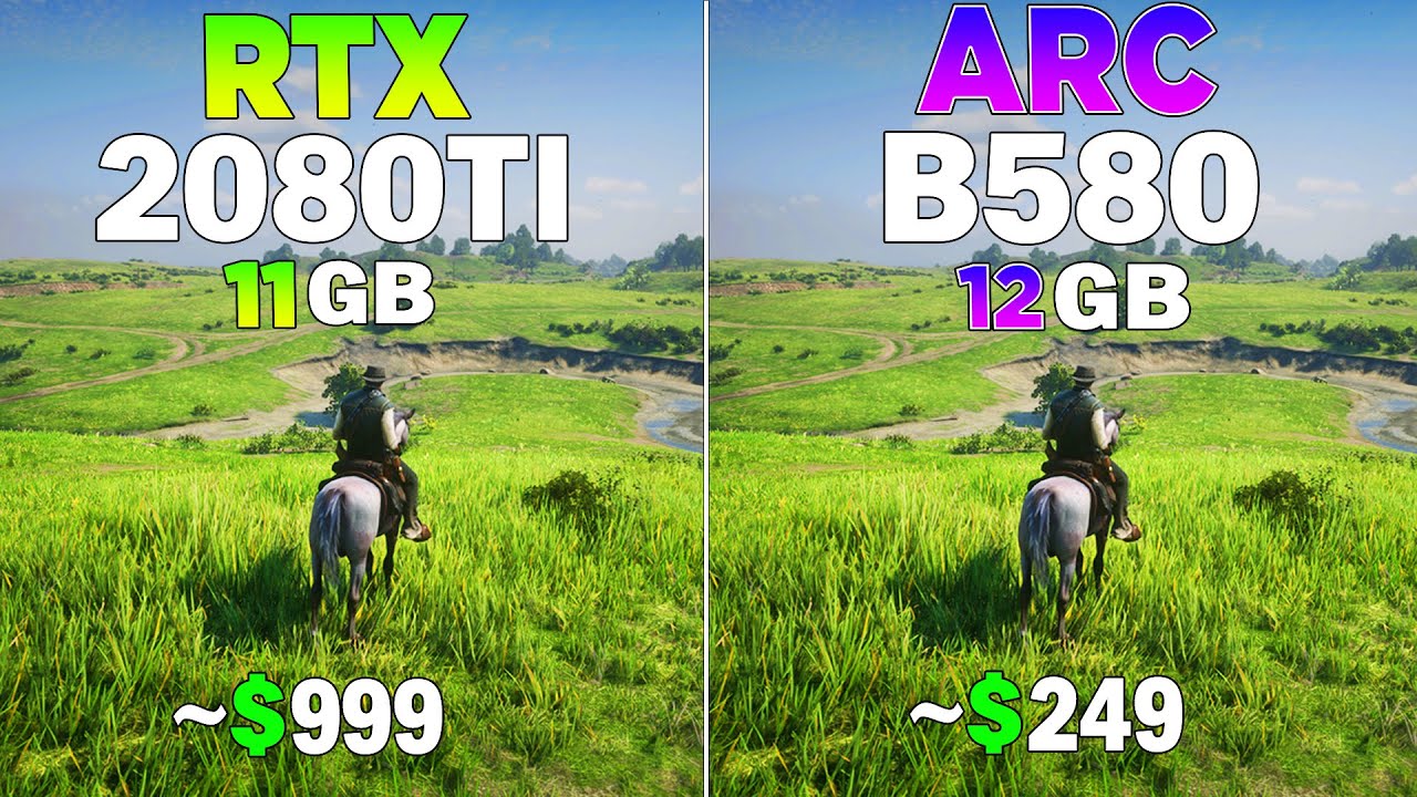 RTX 2080 Tİ vs ARC B580 - Test in 8 Games