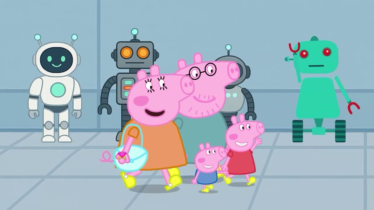 Peppa and George Play Badminton! 🏸🐷 | Peppa Pig Funny Animation