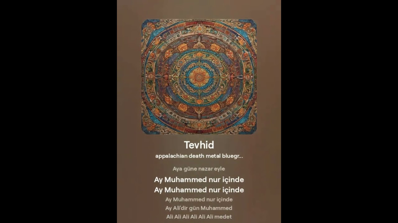 Tevhid (arifler dükkanın açmış ne istersen var içinde)