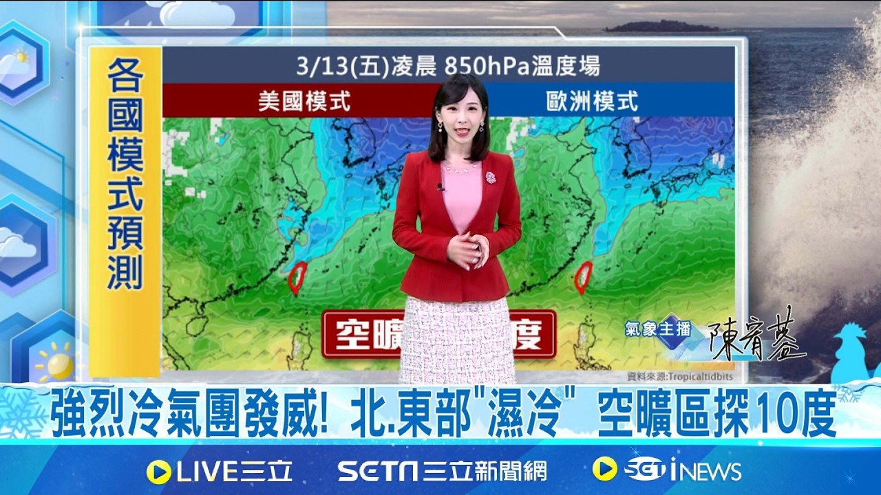 強烈冷氣團發威! 北.東部