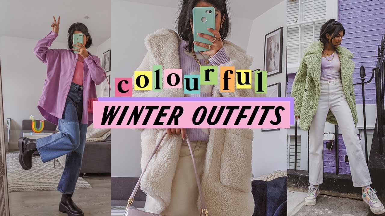 colourful & cute winter outfits ❄️🌈🍭