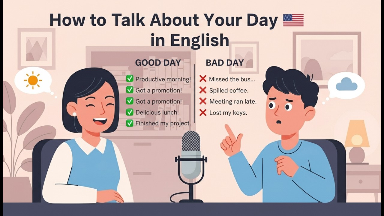 Good Day or Bad Day? Learn How to Talk About Your Day in English (Real Conversations)