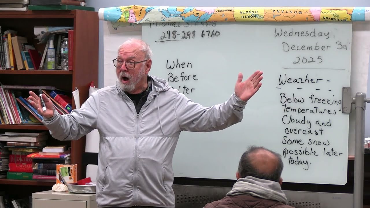ESL at Hamtramck Public Library December 3, 2025 Session 245