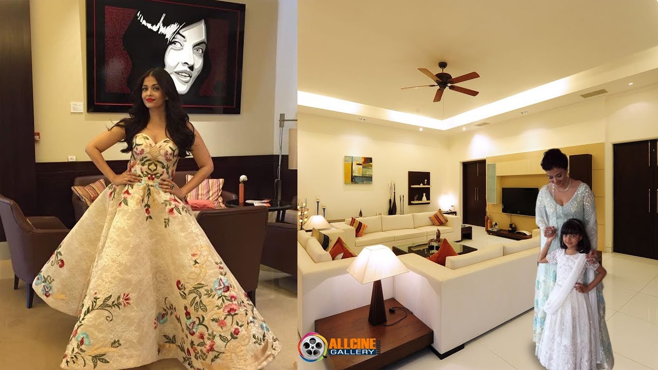 Aishwarya Rai Bachchan House Inside Room & Outside View with Family Members