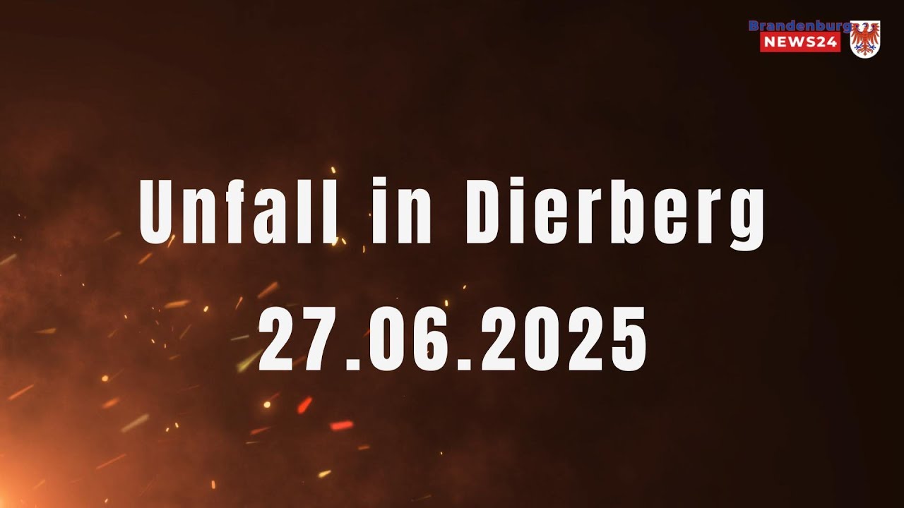 🚨 Schwerer Unfall bei Dierberg – Pkw kracht gegen Baum | Rettungshubschrauber im Einsatz 🚁