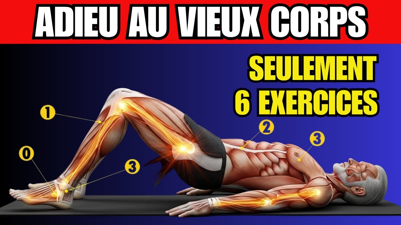 PLUS DE 50 ANS ? CES 6 EXERCICES TRANSFORMENT VOTRE CORPS ET VOTRE &Eacute;NERGIE