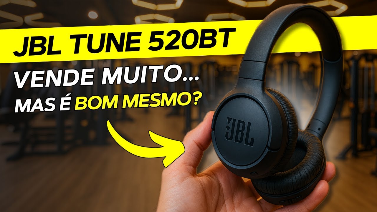 O melhor HEADPHONE BLUETOOTH BARATO - JBL TUNE 520BT