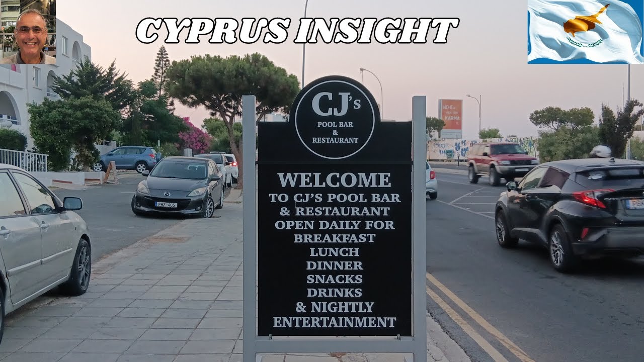 CJ's Bar and Restaurant at Andreotis Apartments, Protaras Cyprus. #delish