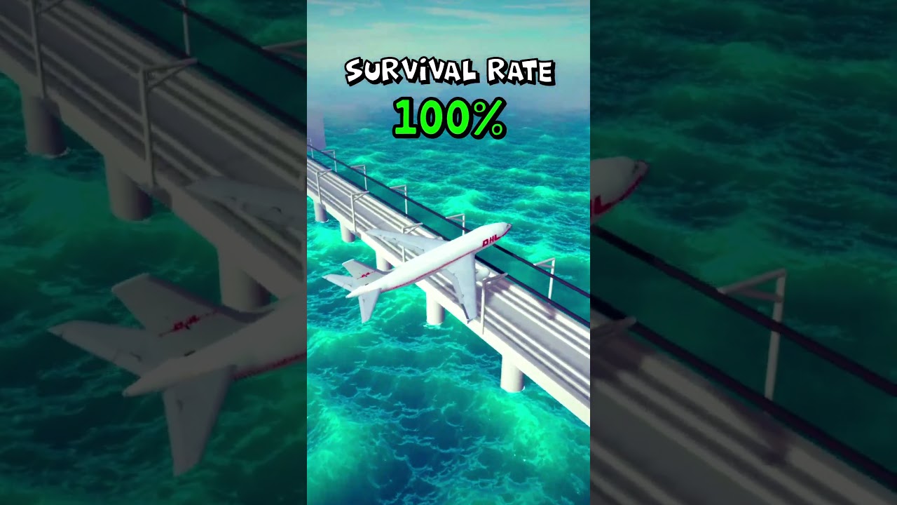 Chance Of Survival In Airplane Crashes #Besiege #airplanecrashes
