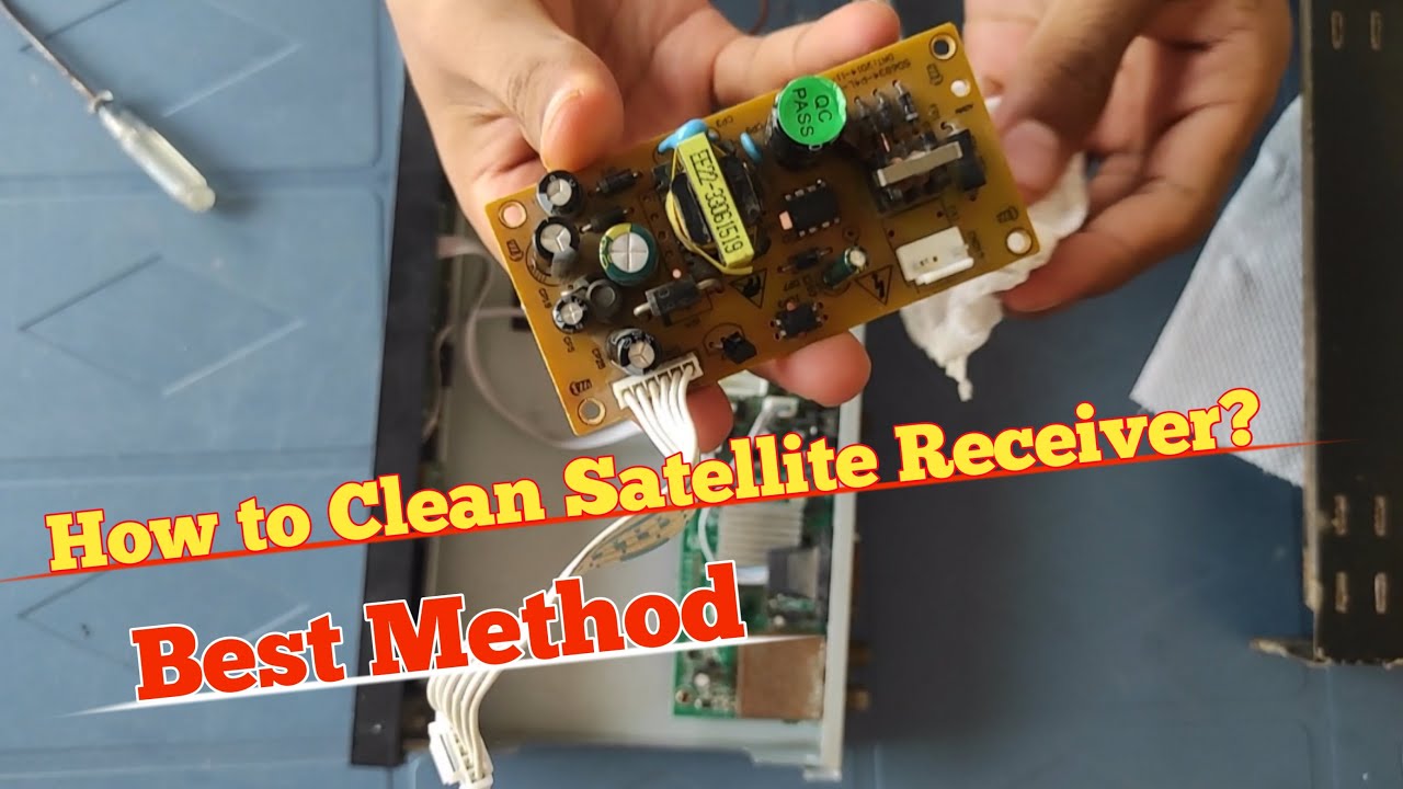 How to clean Satellite Receiver Box | Best Method for Cleaning Dust From Satellite Box