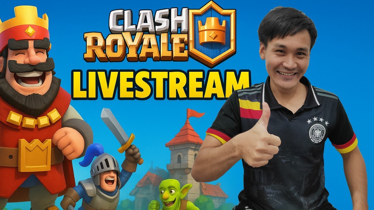Clash Royale Mega Knight Deck Livestream Ep 177 #shorts