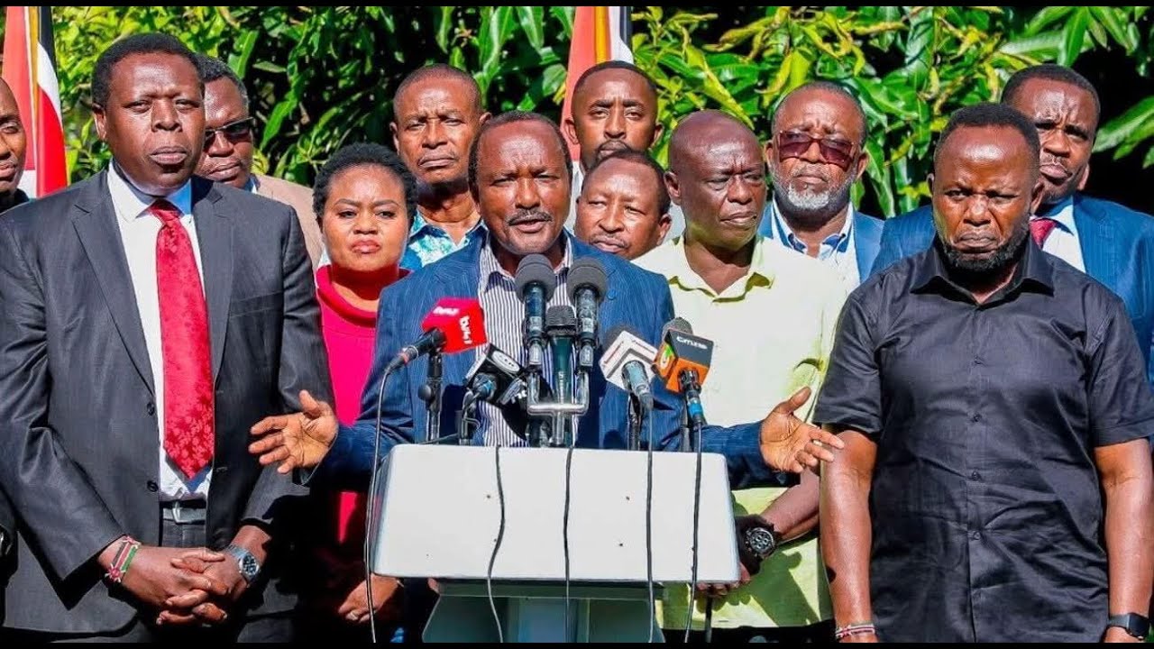 BREAKING NEWS LIVE: MATIANGI, KALONZO, GACHAGUA, UNITED OPPOSITION STORM IEBC OFFICES