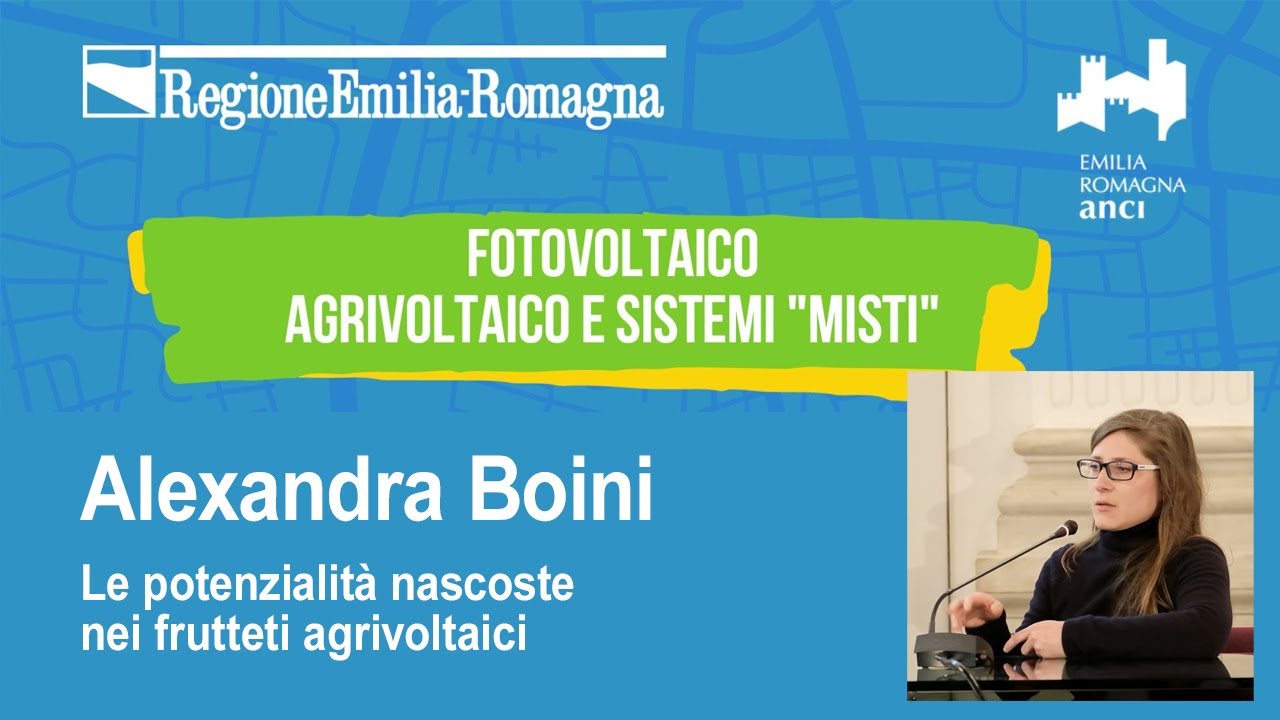 Alexandra Boini: Le potenzialità nascoste nei frutteti agrivoltaici