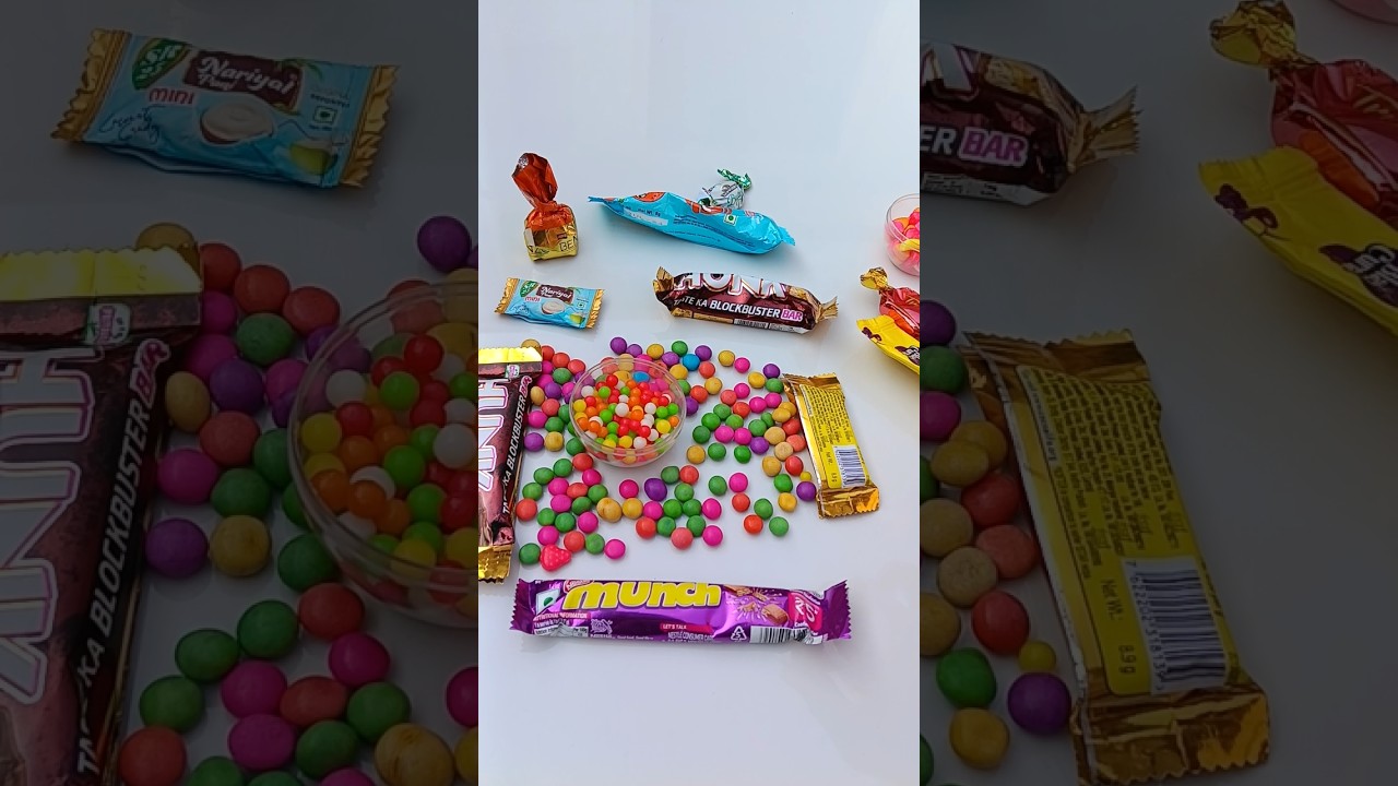 अरे वाओ यार ये क्या है 🤔|munch chocolate, candy crush sugar coated bites 