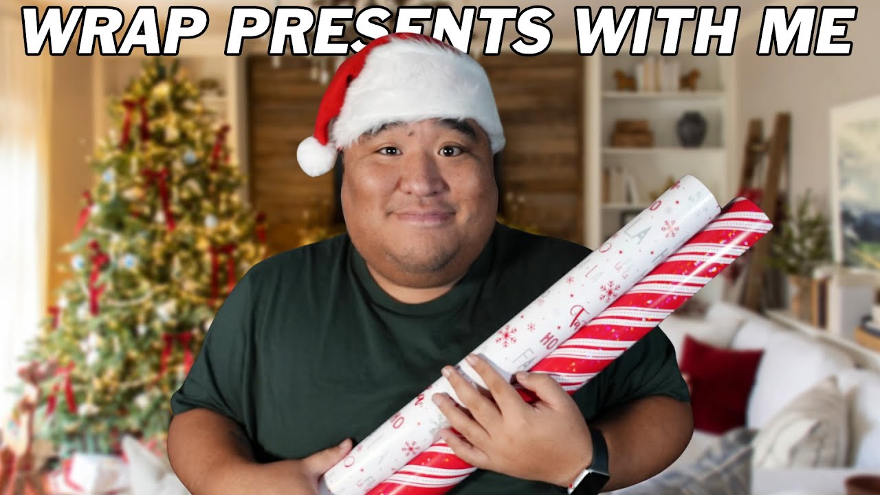 Wrap Presents With Me 🎁✂️ Holiday ASMR