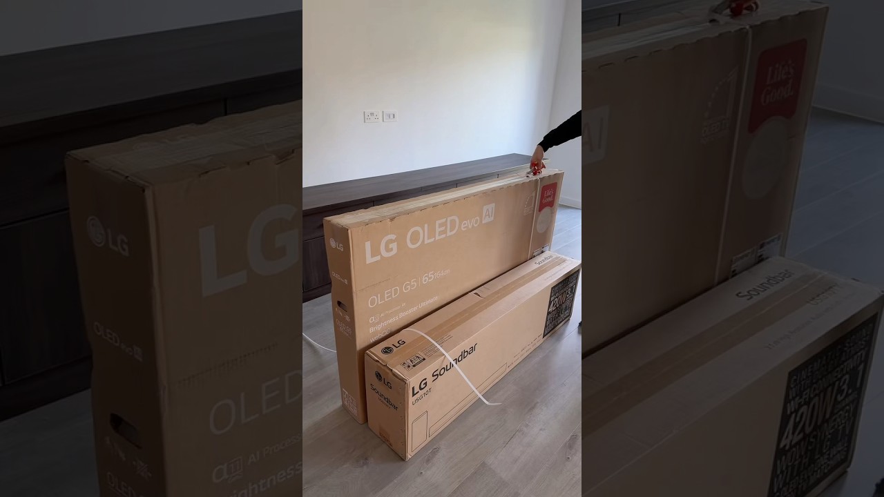 LG 65&rdquo; G5 OLED Wall Mount + USG10TY Soundbar | Clean Install & Screen Peel!