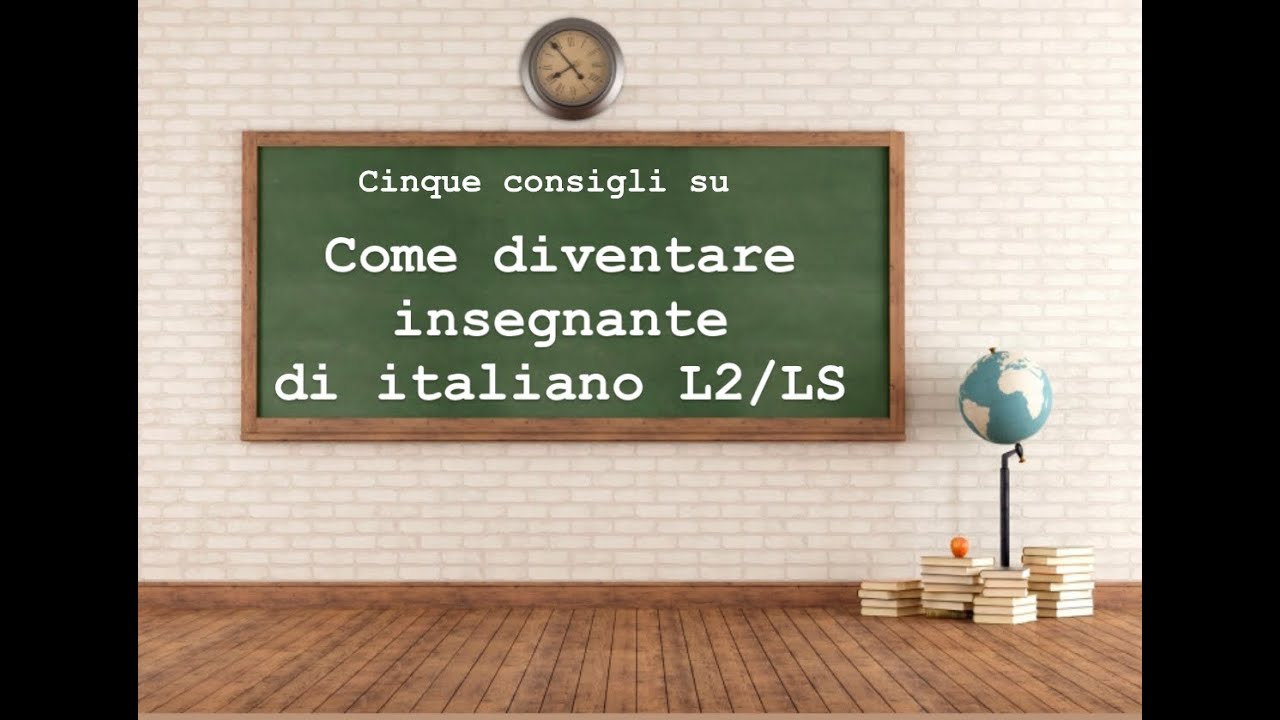 Come diventare insegnante di italiano