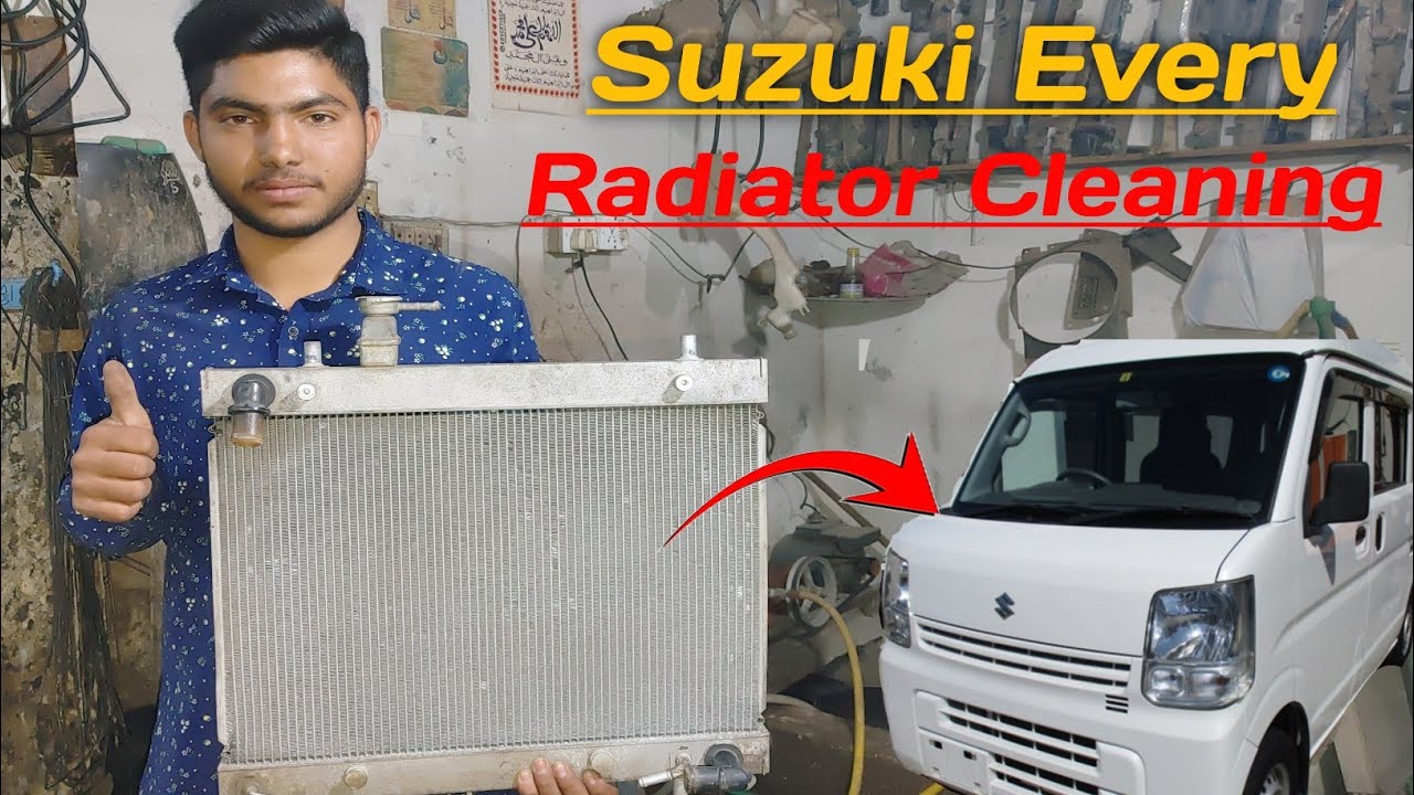 Suzuki Every Radiator Cleaning#youtubeshorts#radiator#carradiator #viralvideo  #Prince radiator