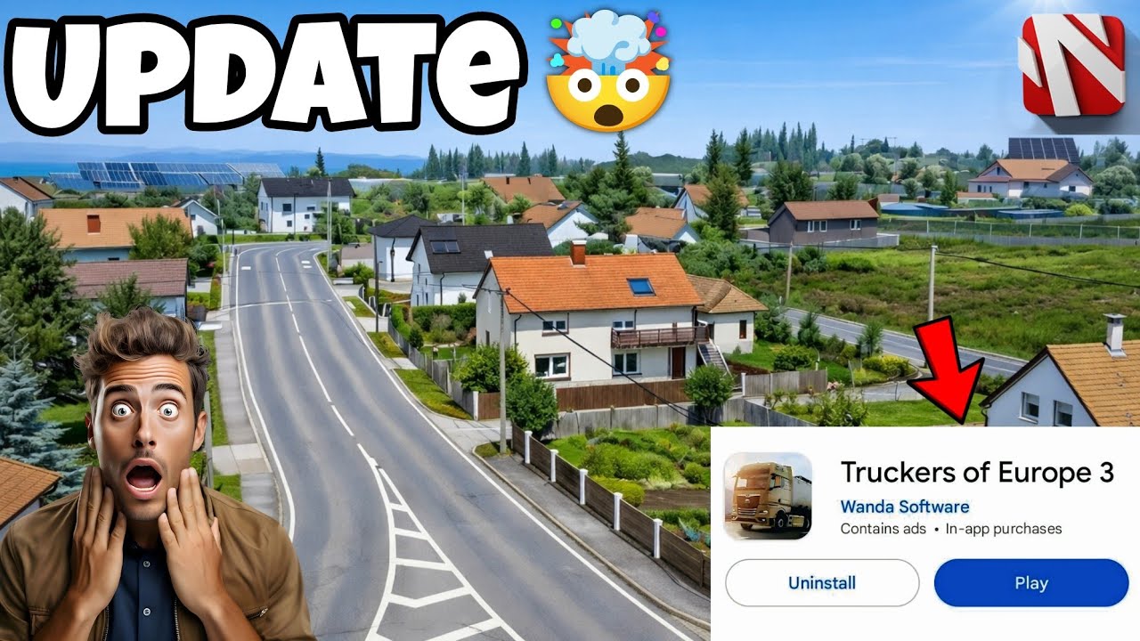 🚚Truckers of Europe 3 New Update Data✅[ OFFICIALLY RELEASED ]@WandaSoftwareMilano Map & Village Map 
