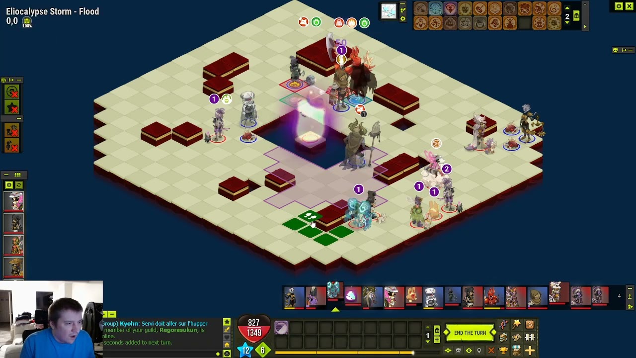 Dofus 2023 Eliocalypse Storm - The 4 Horsemen - Hupper tank-6grp-No panda/elio/jhessica belt- NO MIC