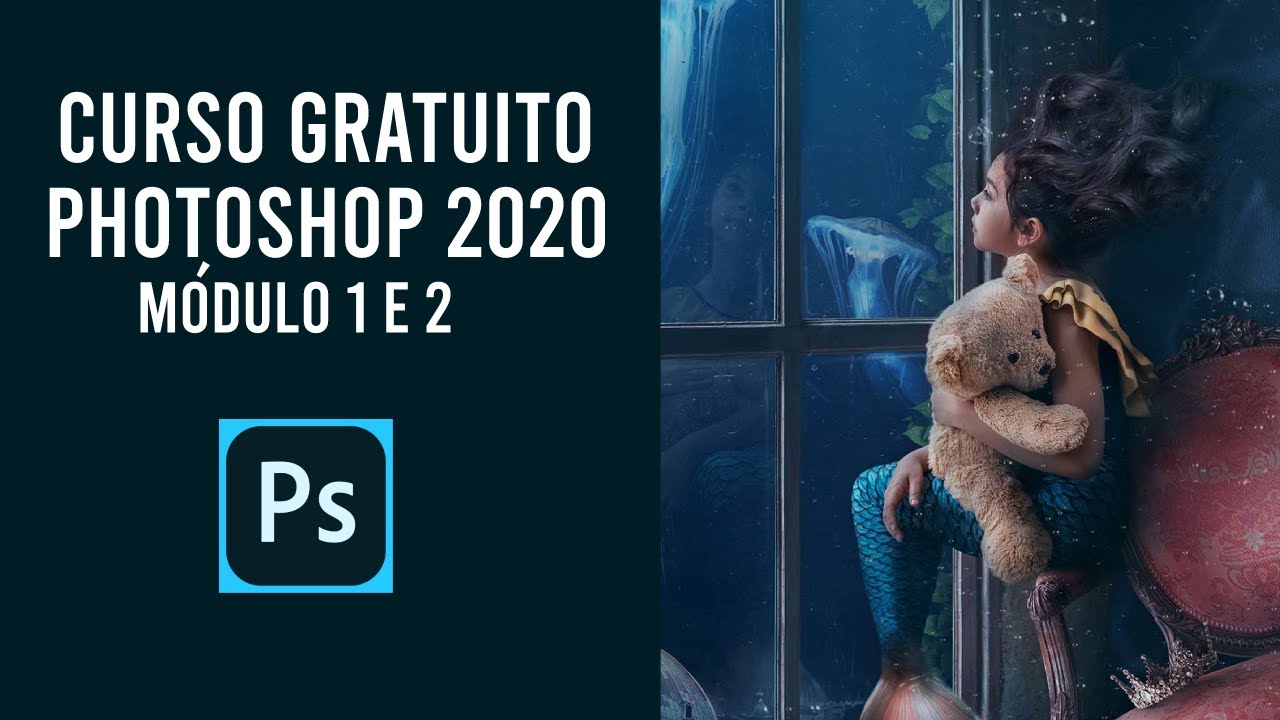 Curso De Photoshop 2020 Para Iniciantes Gratuito E Com Certificado - Módulo 1 e 2