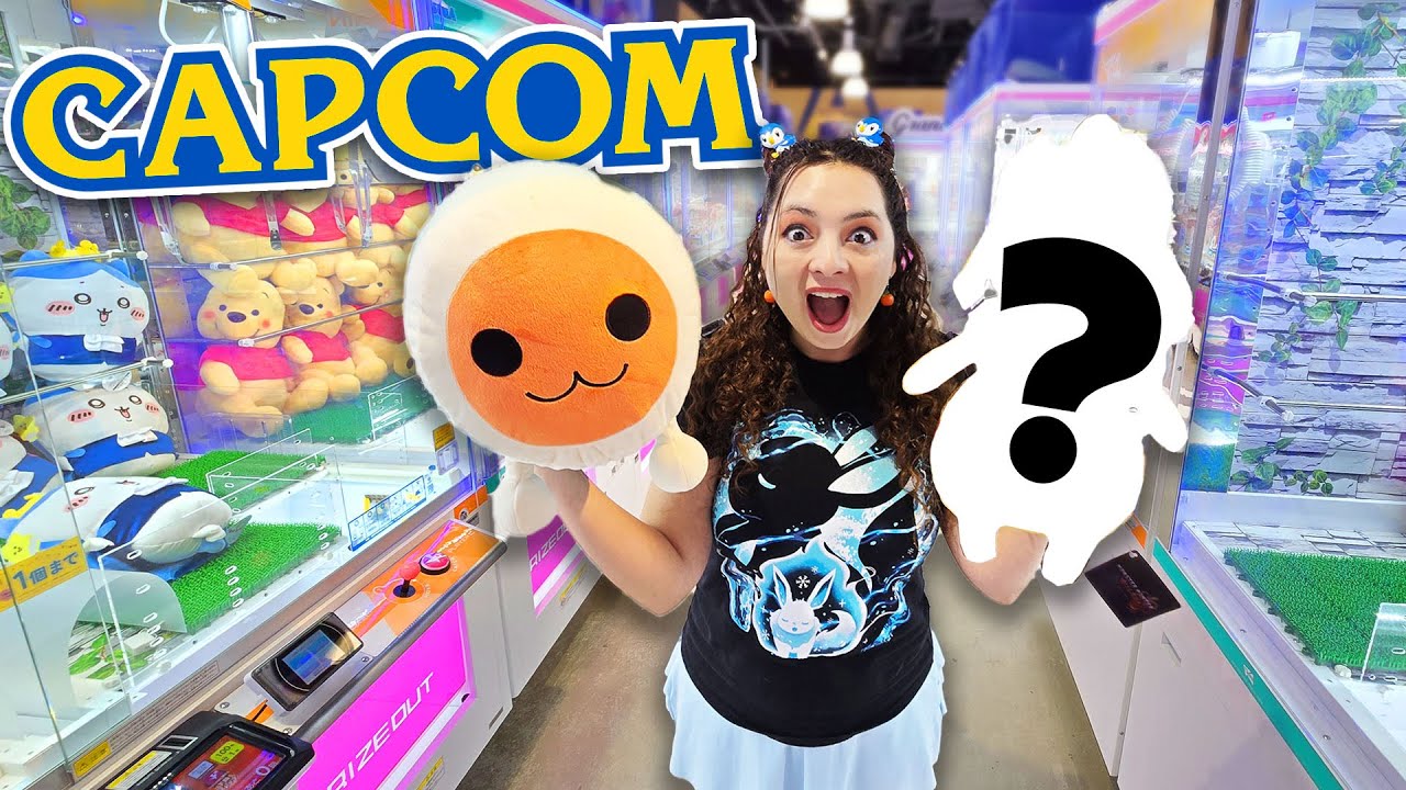 Exclusive Claw Machine Prizes at CAPCOM Arcade!