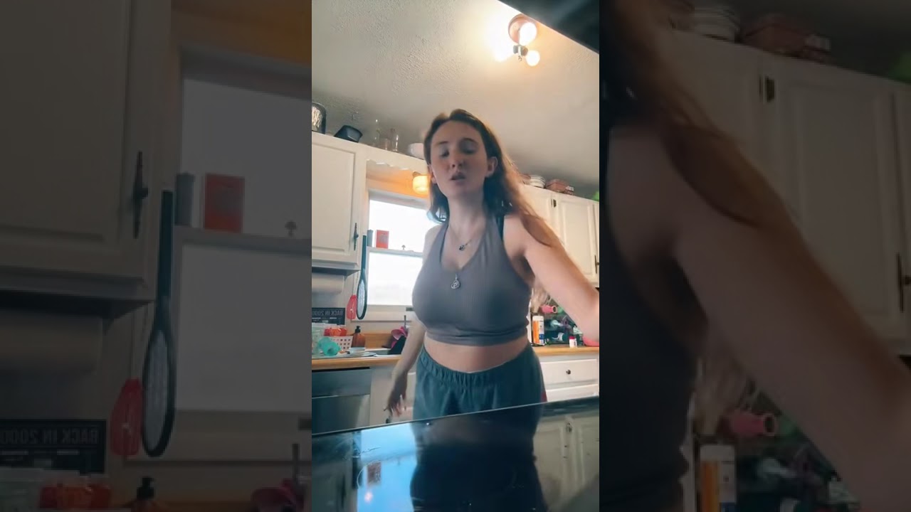 Busty gamer girl belches part 3